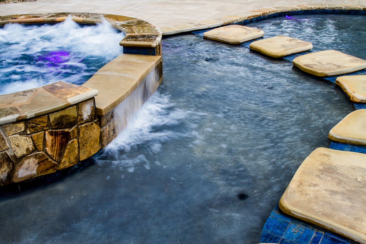 custom-designed natural pools