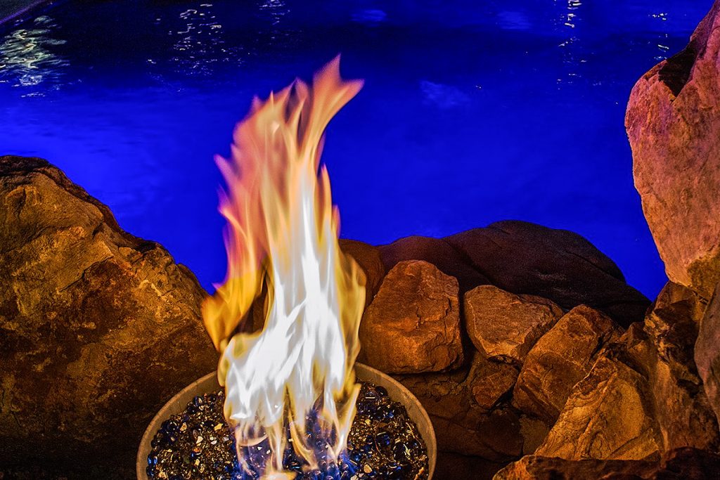 Warm up with an Outdoor Fireplace This October